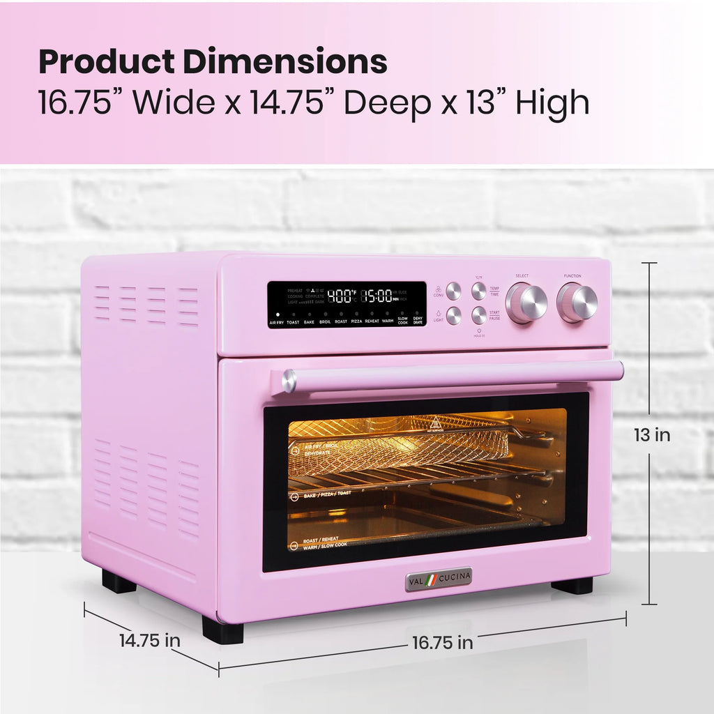 Pink Infrared Air Fryer Toaster Oven Q338