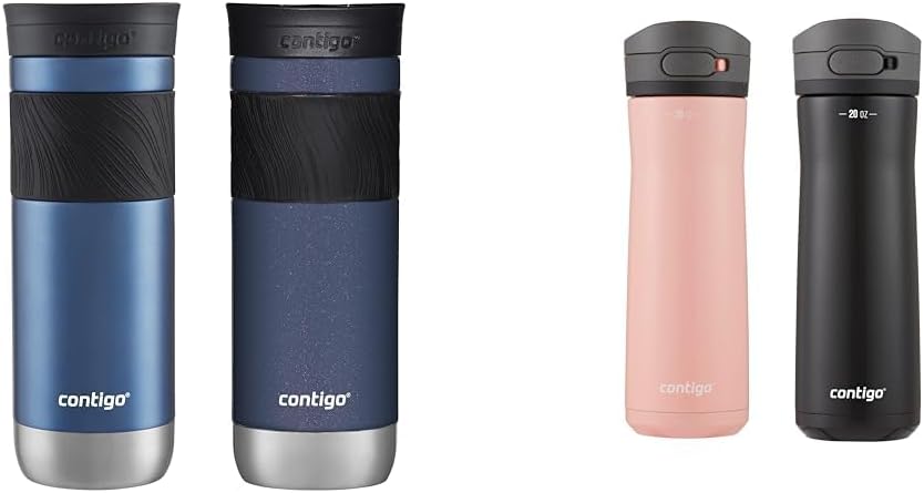 20oz Vacuum-Insulated Stainless Steel Travel Mug & Vacuum-Insulated Stainless Steel Water Bottle M910