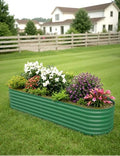 Oval Galvanized Steel Raised Garden Bed P746854