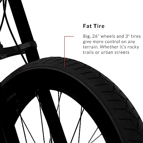26" Speed Bicycles Chopper-Style Stretch Cruiser Bikes W5381