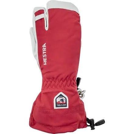 Red 3 Finger Ski Glove J629792
