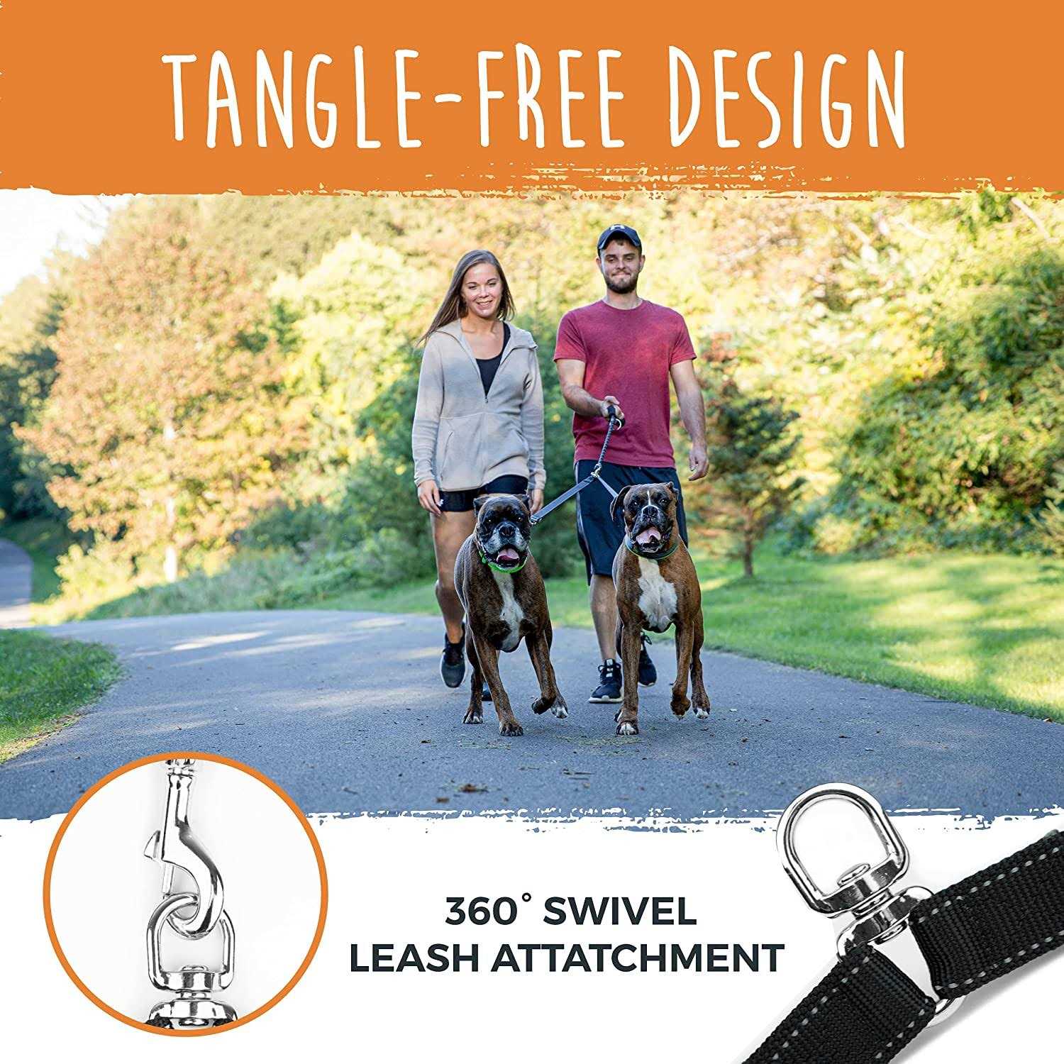 Adjustable Double Dog Leash J621
