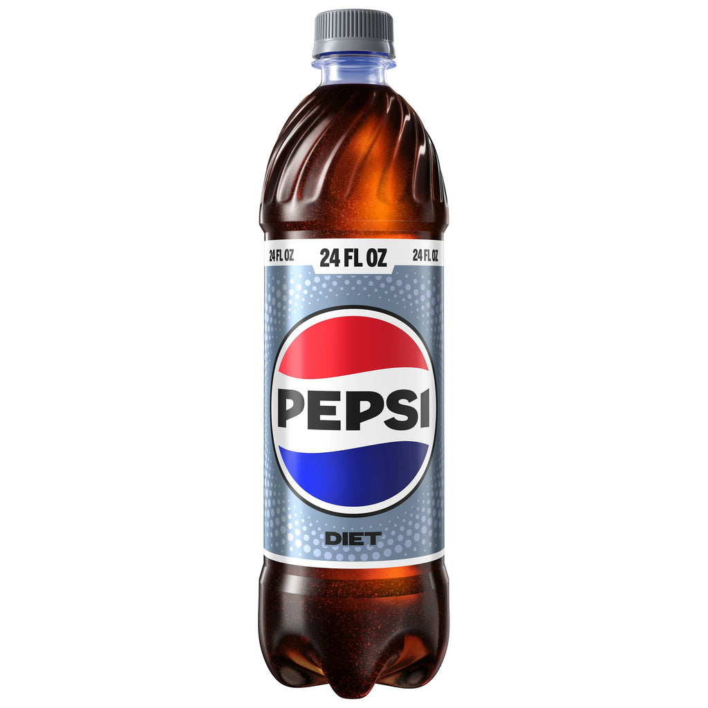 24 fl oz 6 Pack Diet Pepsi Cola Soda Pop J949