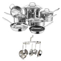 11 Piece Stainless Steel Cookware Set P66385