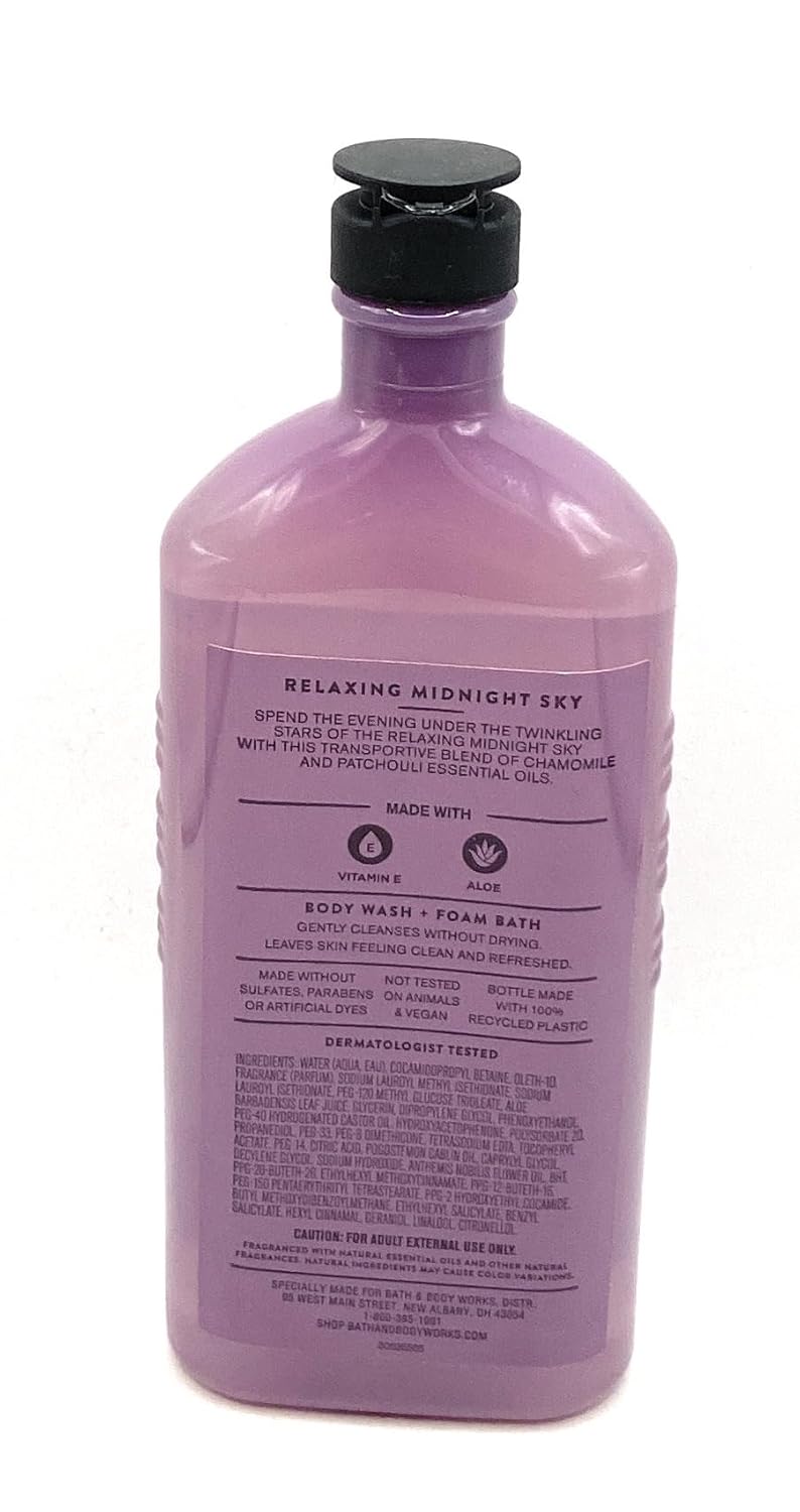 Midnight Sky Chamomile Patchouli Body Wash 10 Fluid Ounce R1382