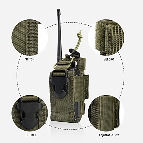 MOLLE Radio Pouch Universal Walkie Talkie Holster L1623