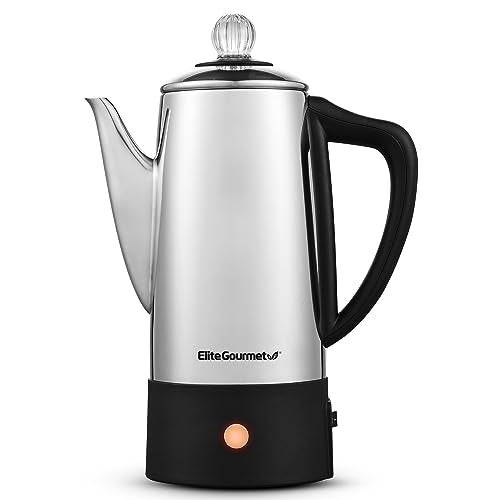12-Cup Stainless Steel Electric Coffee Percolator A994