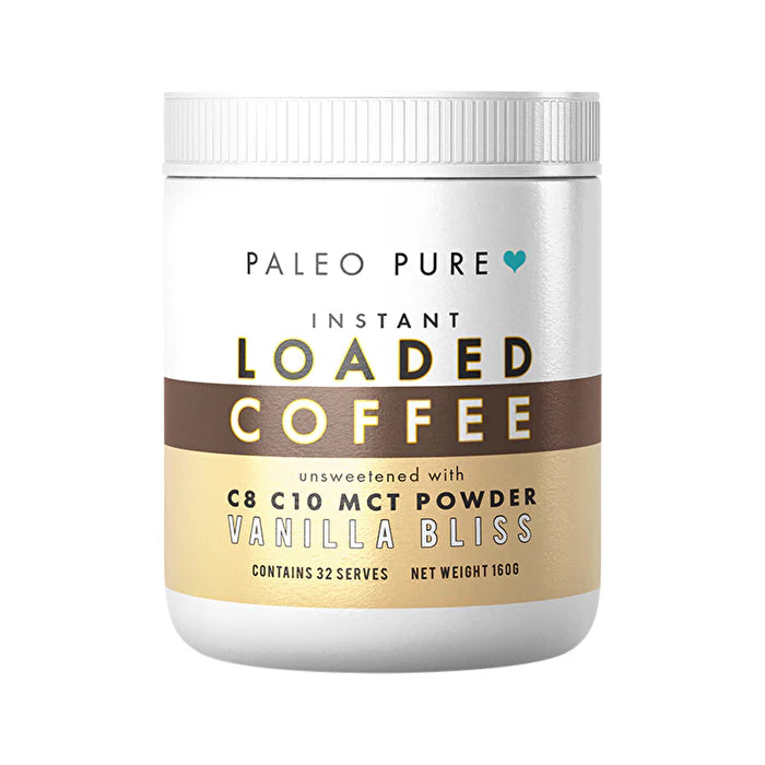 Instant Loaded Coffee Unsweetened with MCT Powder 160g V9628