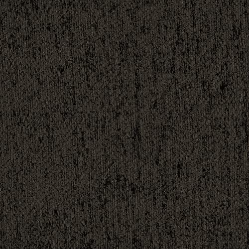 3-Piece Chenille Fabric Manual Reclining Sofa Set, Chocolate W15698