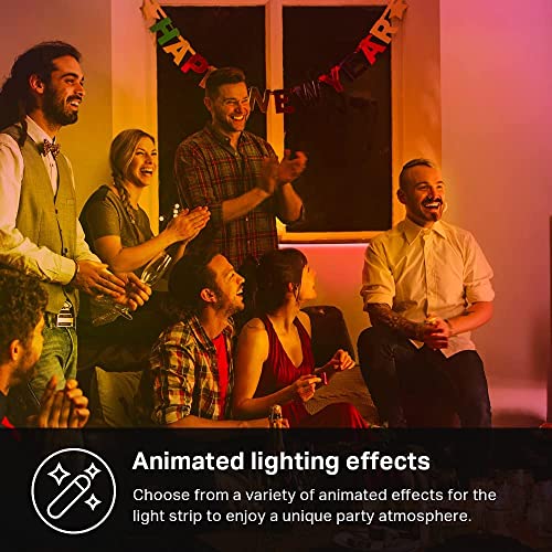 Smart LED Light Strip, 16.4ft Wi-Fi, RGBIC Y136250