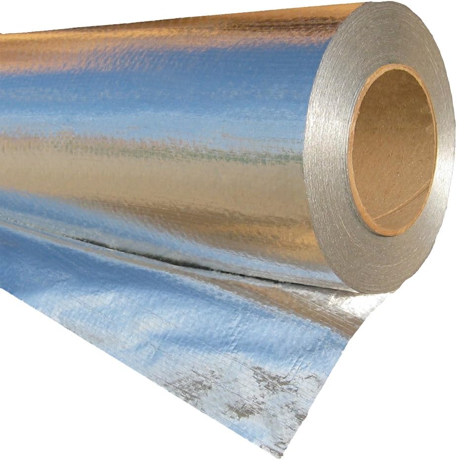 500 sq ft Roll Reflective Aluminum Radiant Barrier Foil Insulation H9190