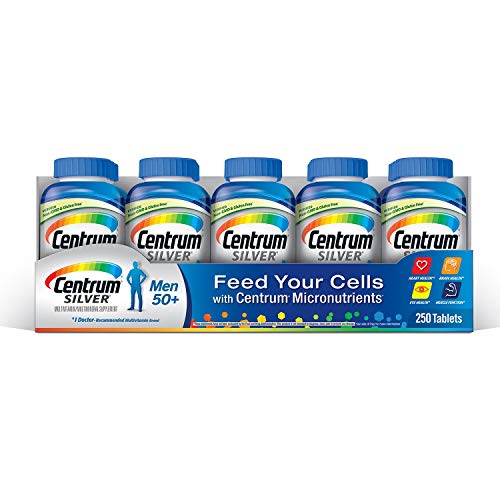 250 Count Multivitamin Supplement for Men 50 Plus D6827