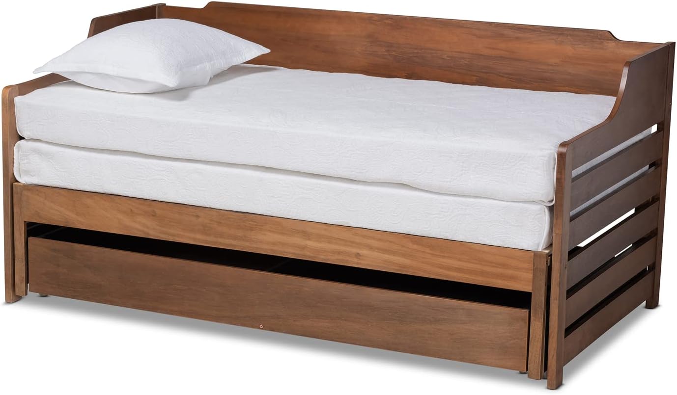 Walnut Expandable Twin Size to King Size Daybed O76444