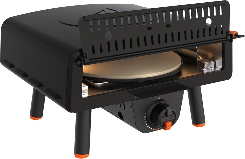 Black Tabletop Pizza Oven with 13” Rotating Pizza Stone C33339