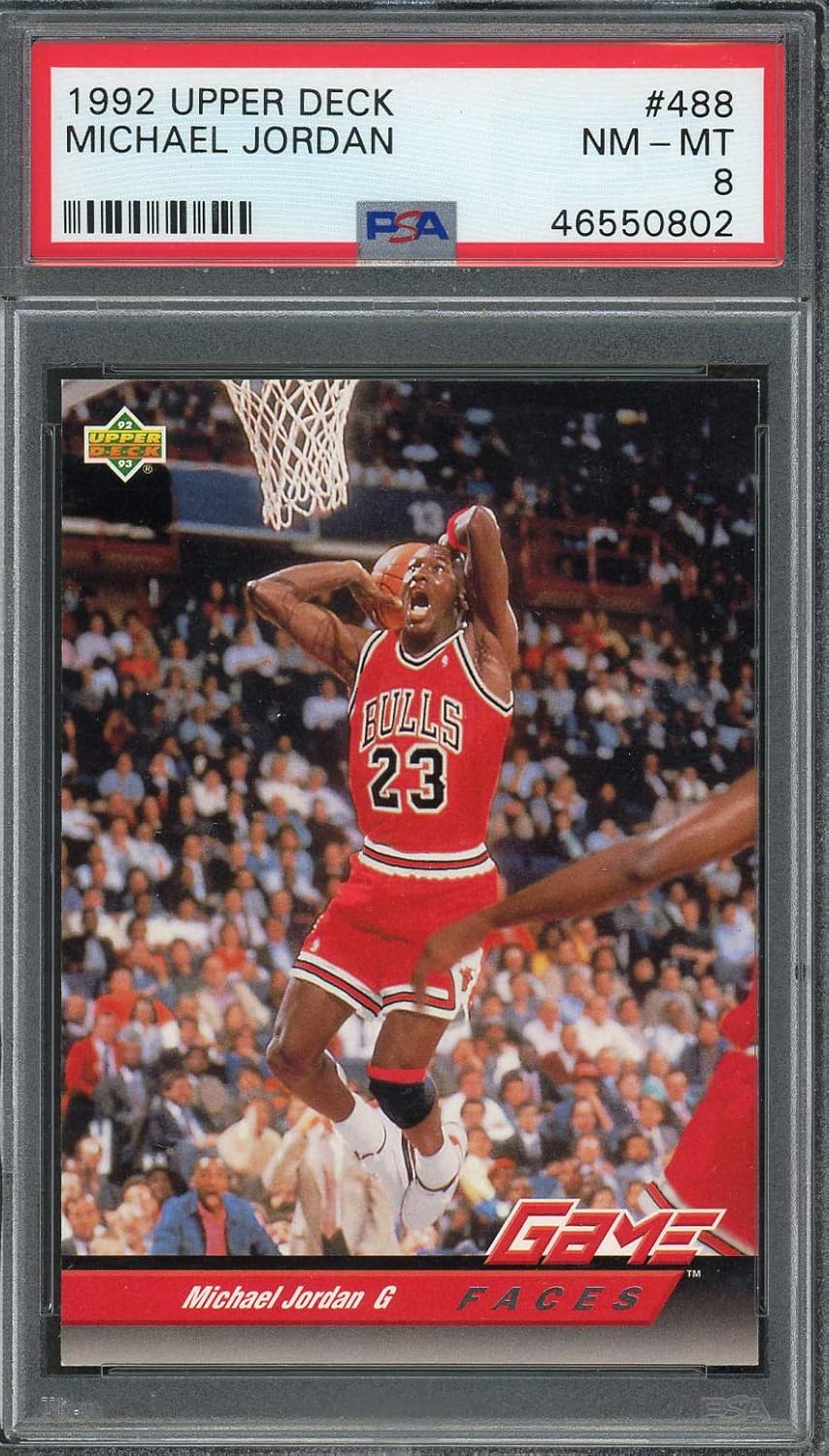 1992 Upper Deck Basketball Card #488 Graded PSA 8 R3552