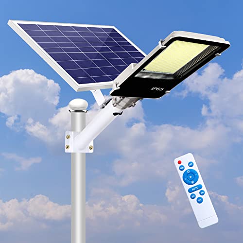 1600W Solar Street Light 80000 Lumens Motion Sensor Waterproof IP65 Security LED Flood Light P93345
