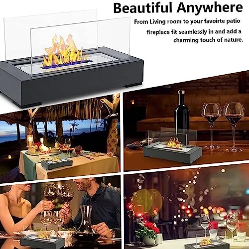 White Portable Tabletop Fire Pit Bowl X7929