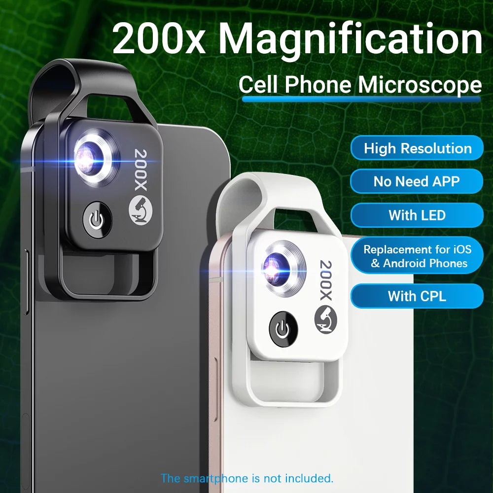 200X Phone Microscope Lens O9012