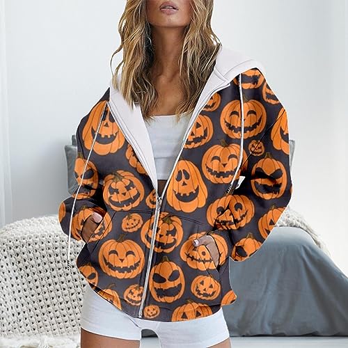 Oversized Fleece Zip Up Hoodie Q201187
