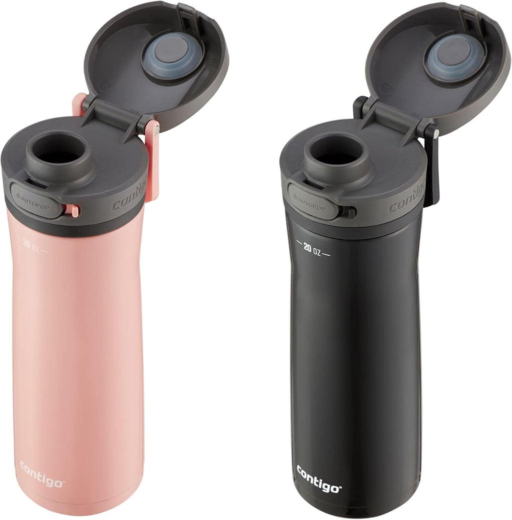 20oz Vacuum-Insulated Stainless Steel Travel Mug & Vacuum-Insulated Stainless Steel Water Bottle M910