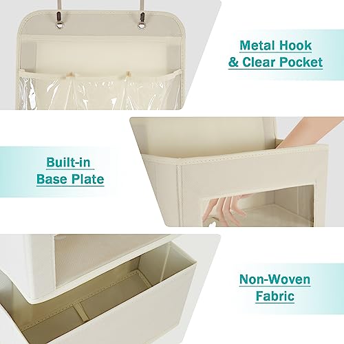 4-Shelf Grey Door Hanging Organizer C57668