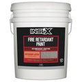 Fire Retardant Paint Flat White Latex Intumescent Coating 5 Gal G2559