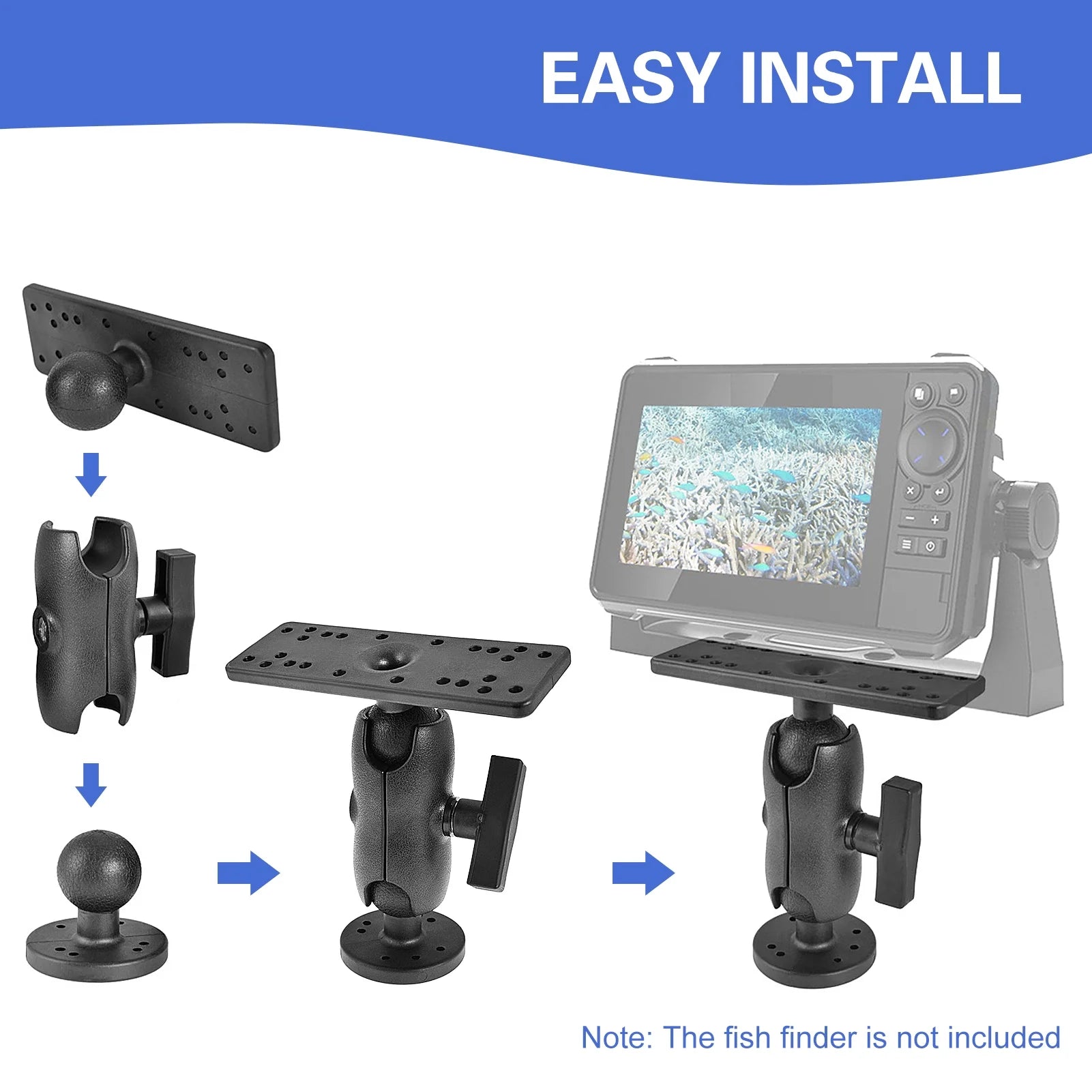 Portable 360° Swivel Fish Finder Mount H52475