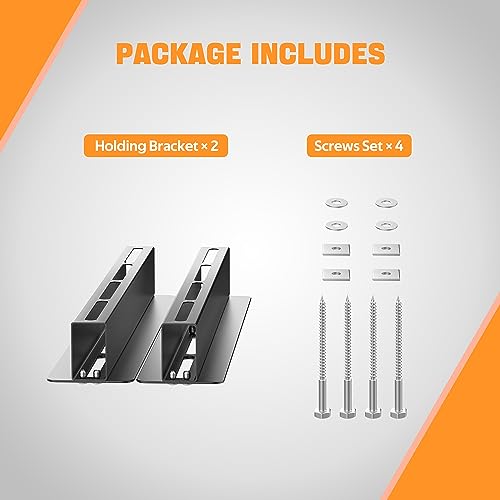 Overhead Garage Storage Rack (4 Pack, 3 Bins) H1819
