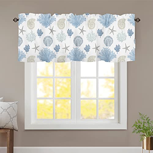 Sage Green Leaf Kitchen Curtains Valances Window Valance Short Topper Rod Pocket Curtain 54x18 Inch D328577