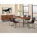 Light Walnut Solid Wood Dining Table Q6491