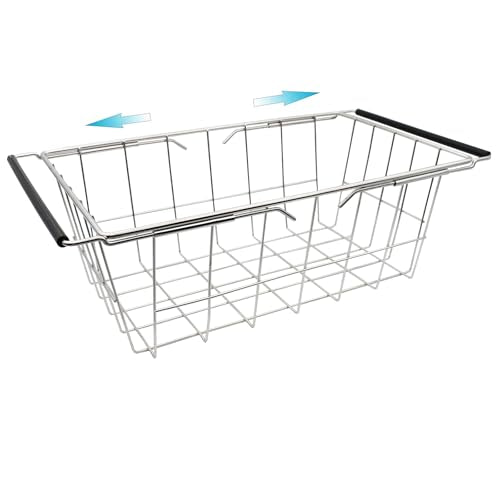 Stainless Steel Expandable Wire Basket for Chest Freezer (16.5" ~ 20") S977
