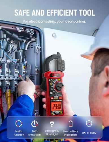 TRMS 4000 Counts Auto-ranging Clamp Meter Multimeter N393999