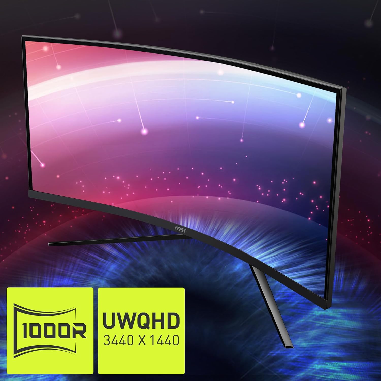 34-inch UWQHD 3440 x 1440 180Hz 1ms Black Computer Monitor H89742