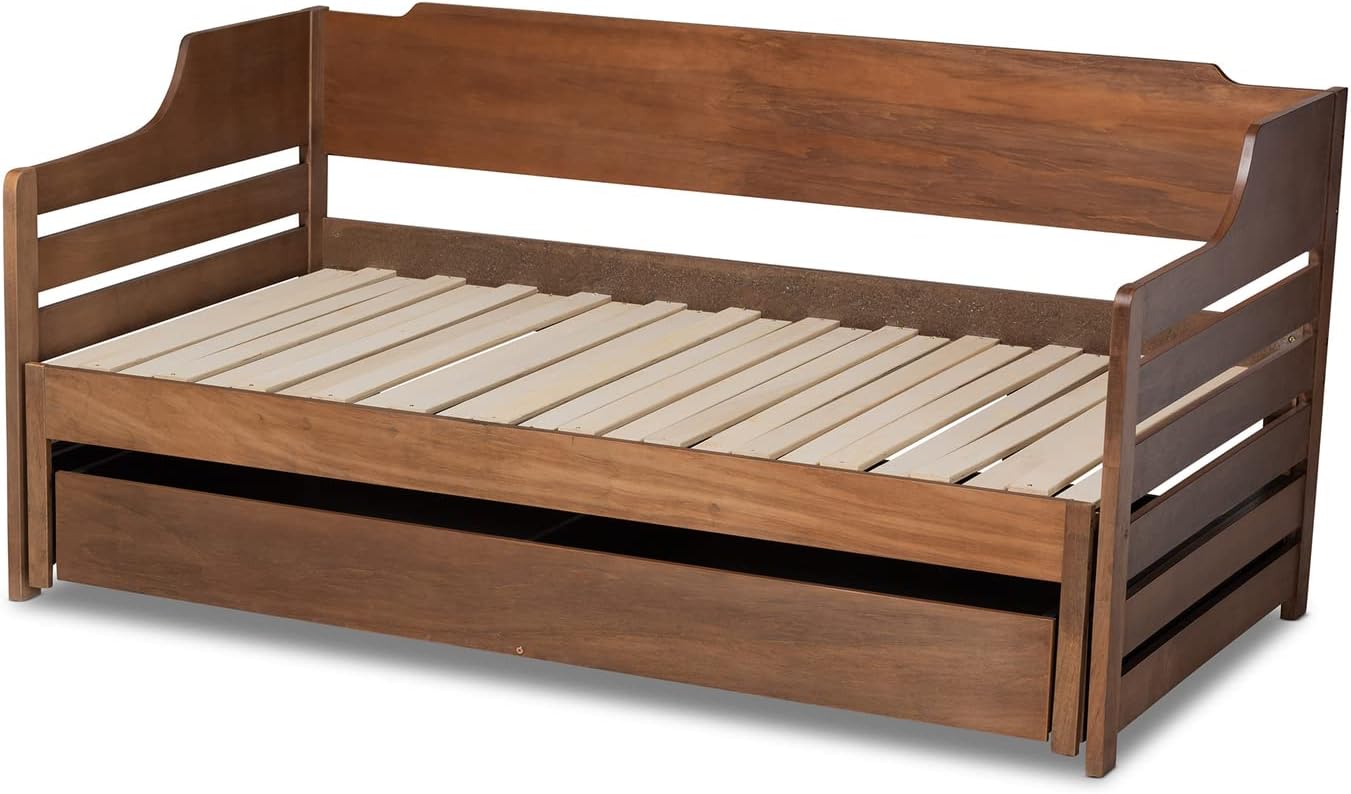 Walnut Expandable Twin Size to King Size Daybed O76444