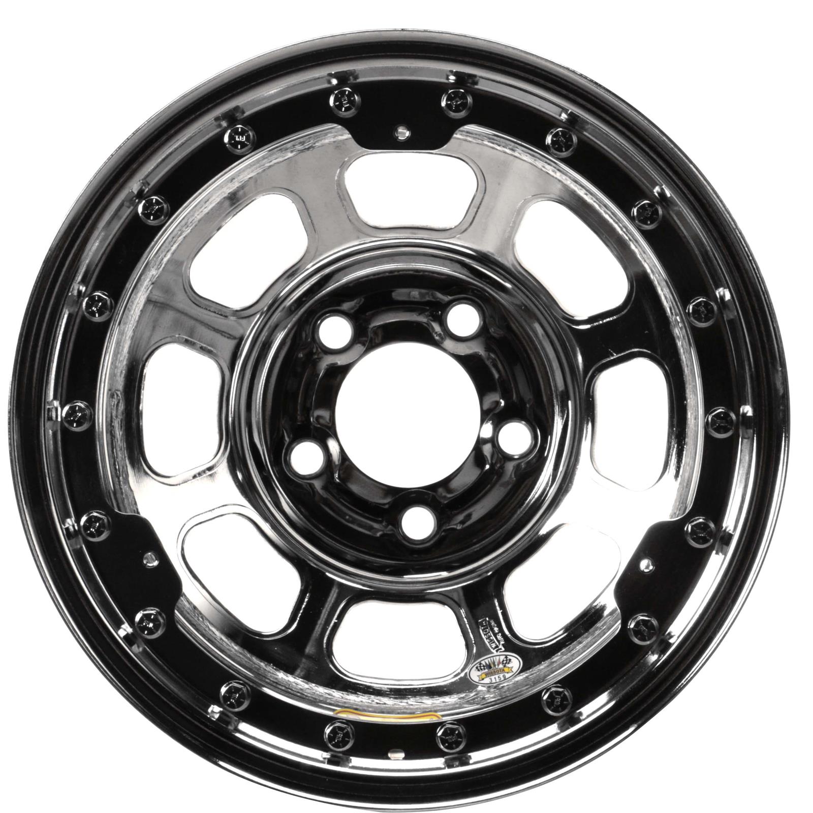 15x8 D-Hole Beadlock Wheel, 5 on 5 Bolt Pattern G14382