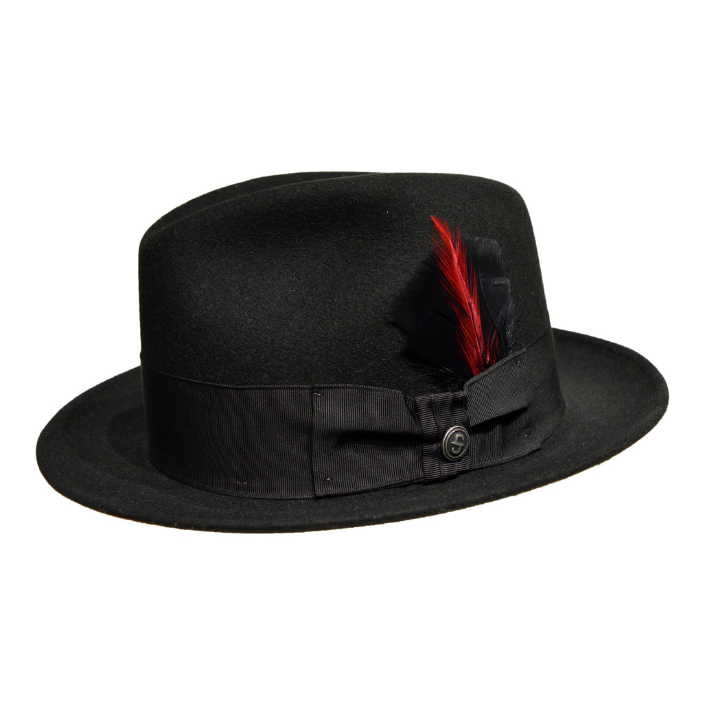 Black Wool Fedora F768784