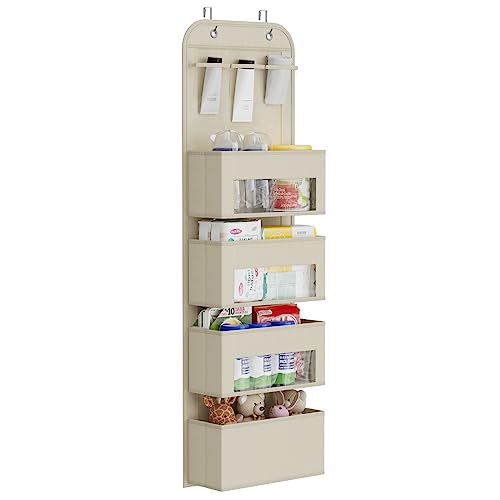 4-Shelf Grey Door Hanging Organizer C57668