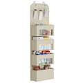4-Shelf Grey Door Hanging Organizer C57668