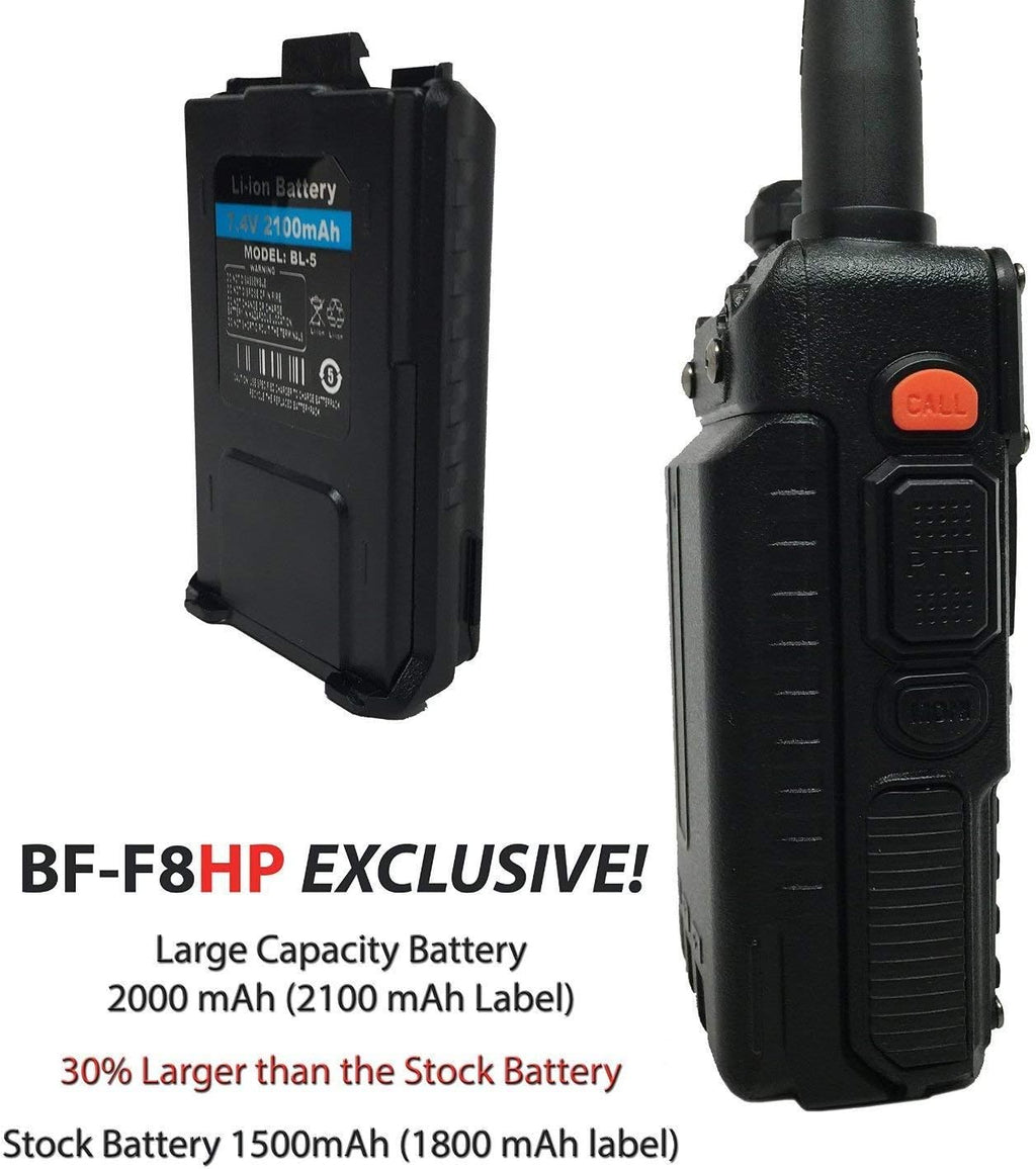 8-Watt Dual Band Two-Way Radio with Large Battery V375805