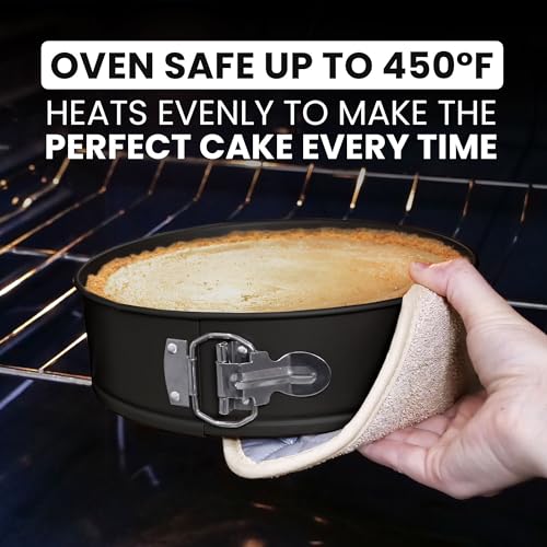 9 Inch Nonstick Springform Pan with Removable Bottom L123377