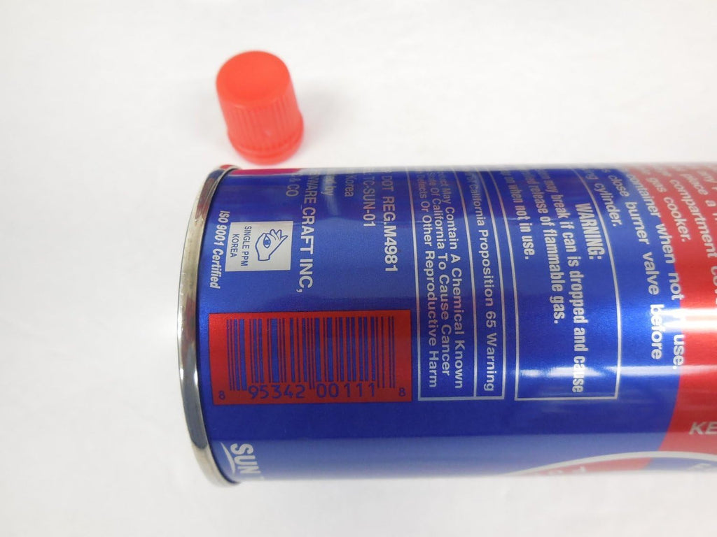 3 Pack Butane Refill Fuel Gas Can Cartridge 8oz F6074