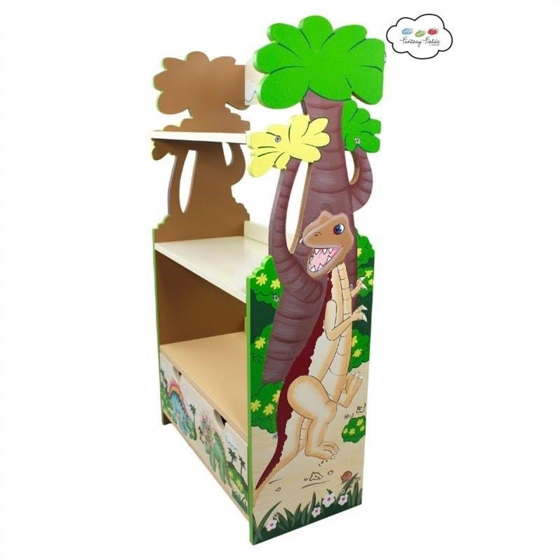 Dinosaur Kingdom Bookcase with 3 Shelves and Drawer M494