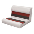 Grey Navy Blue Pontoon Bench Seat and Backrest Cushion Set V5187