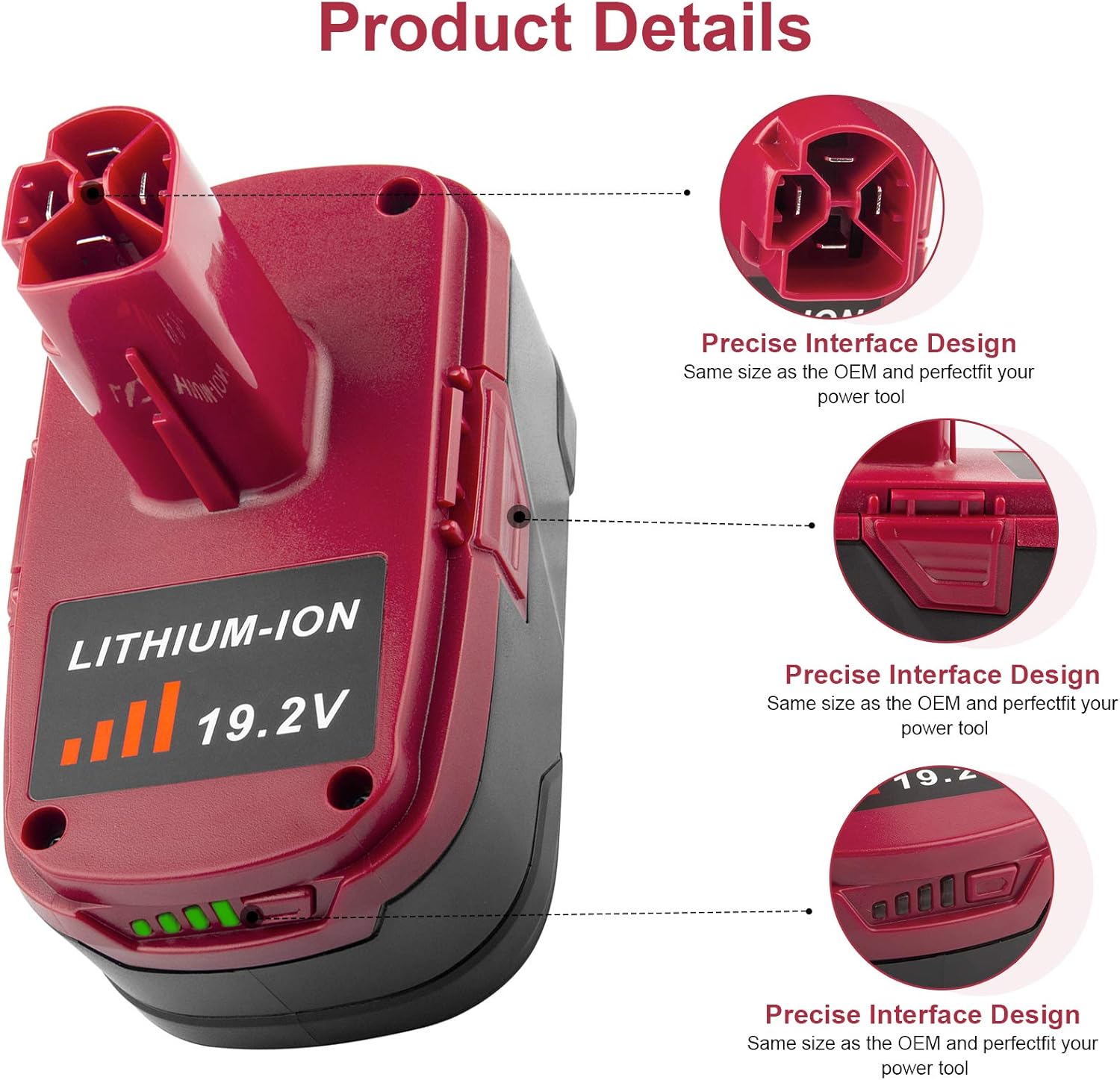 19.2V 6.0Ah Lithium ion Battery F950815