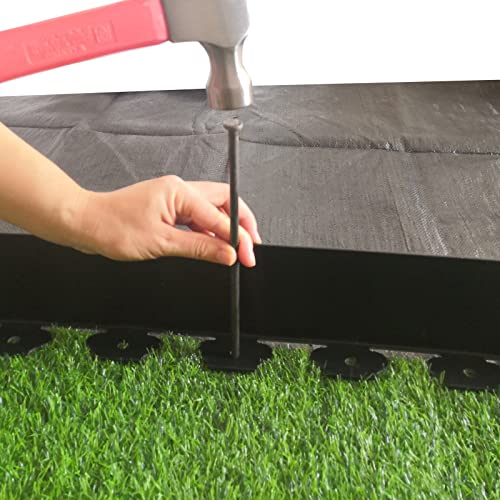 20FT Plastic No Dig Garden Edging with 25 Stakes J81175