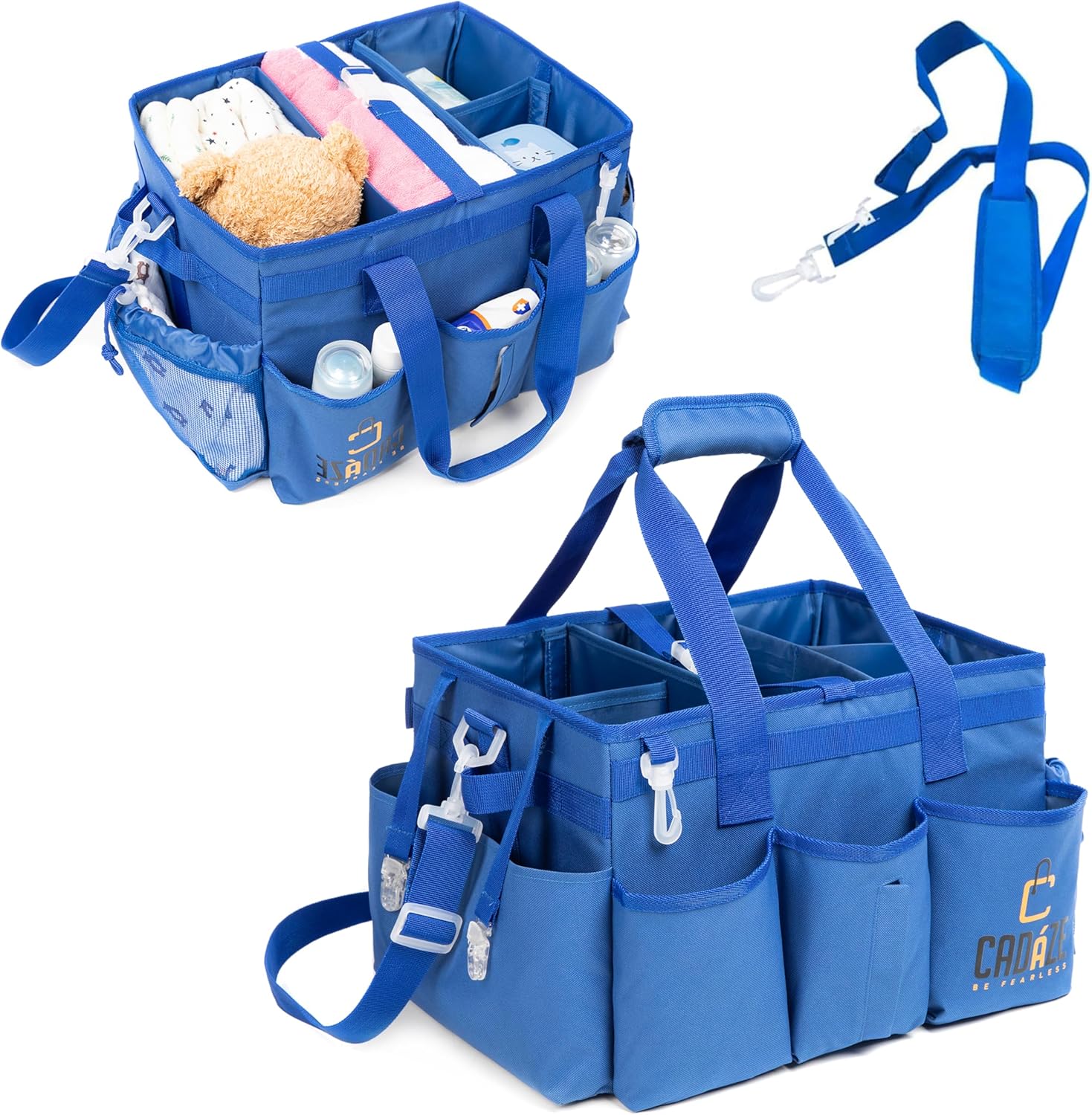 Large Cleaning Caddy Bag with 4 Adjustable Dividers R224181