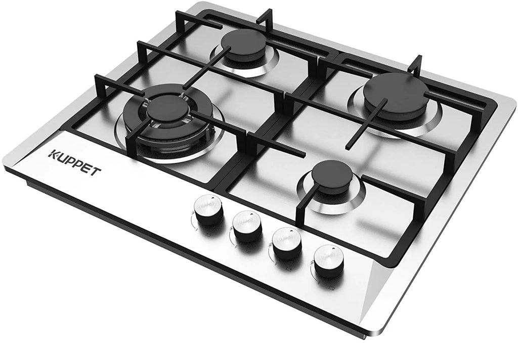 24 Inch 4 Burner Stainless Steel Gas Cooktop F58053