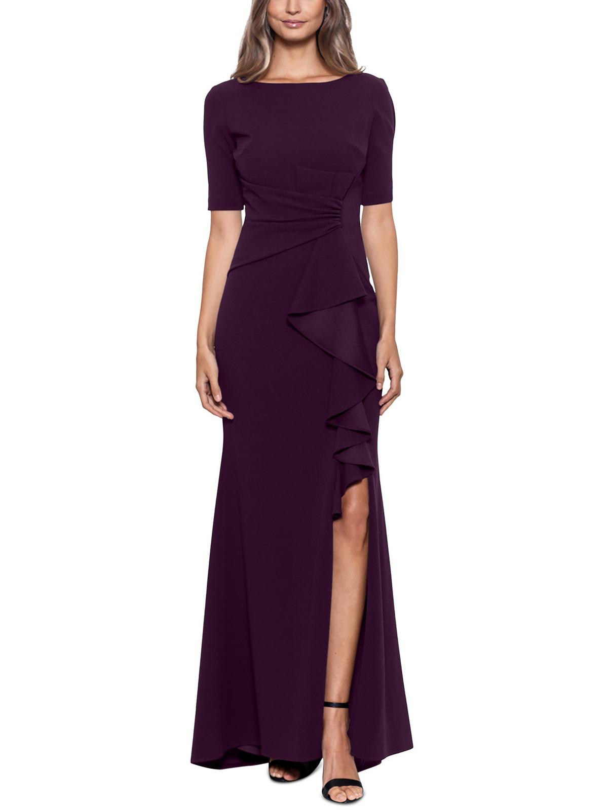 Ruched Maxi Evening Dress Z52844