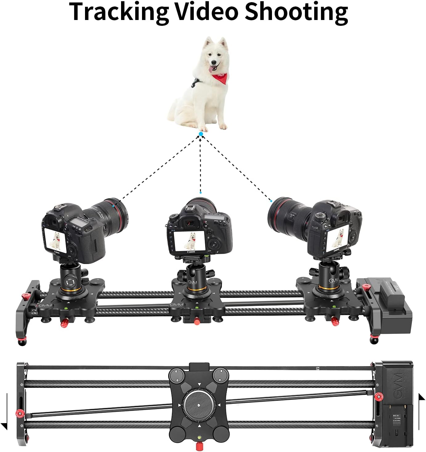 31 APP Control Carbon Fiber Camera Slider S972823