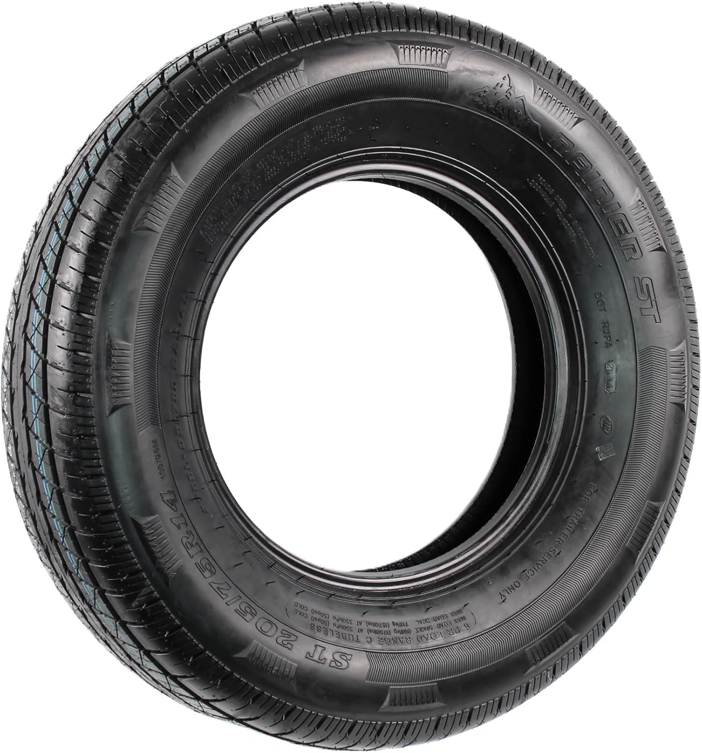 ST205/75R14 Steel Belted Radial Trailer Tire Load Range C 1760# 205/75 R 14 L478025